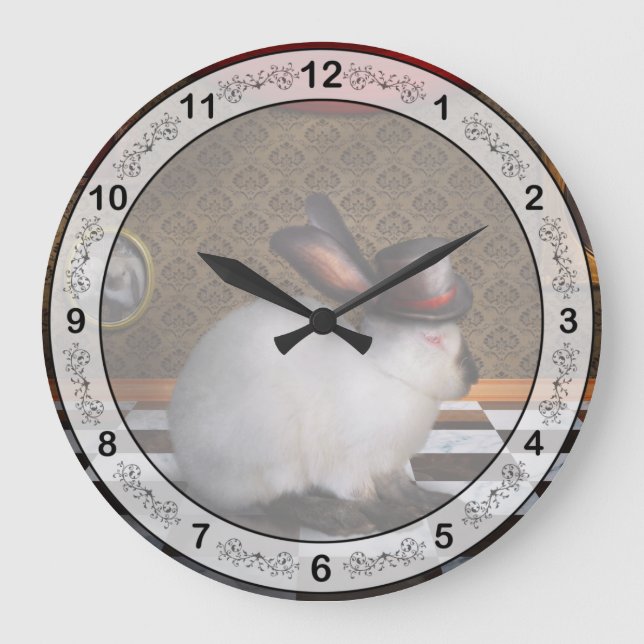 Animal - The Rabbit Large Clock (Front)