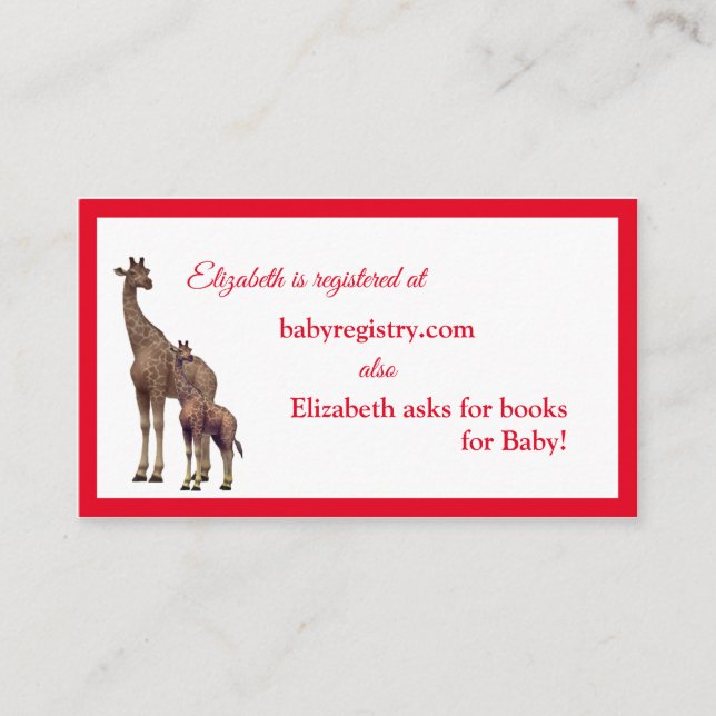 Animal Themed  Enclosure Card (Front)