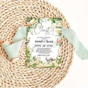 Animal Themed New Chapter Baby Shower Invitation