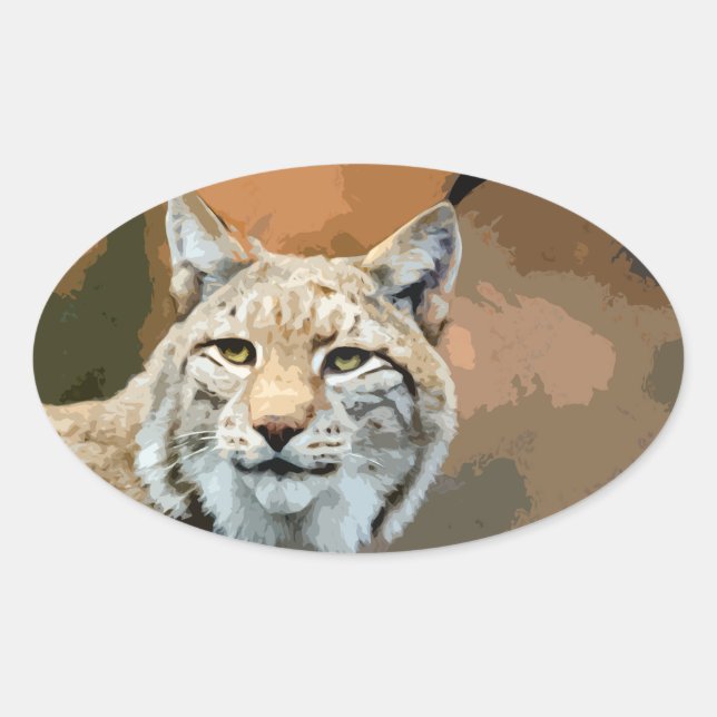 Animal-themed Sticker - Lynx (Front)