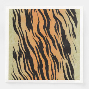 Animal tiger pattern napkin