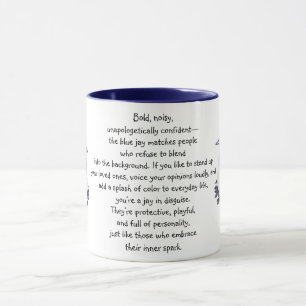 Animal Totem Blue Jay Inspirational Nature Guide Mug