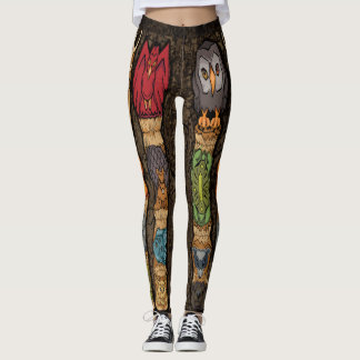 Animal Totem Pole Leggings