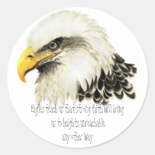 Animal Totem, Spiritual, Inspiration Encouragement Classic Round Sticker
