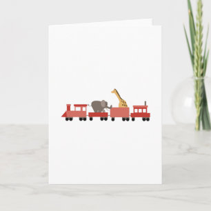 Animal Train Card