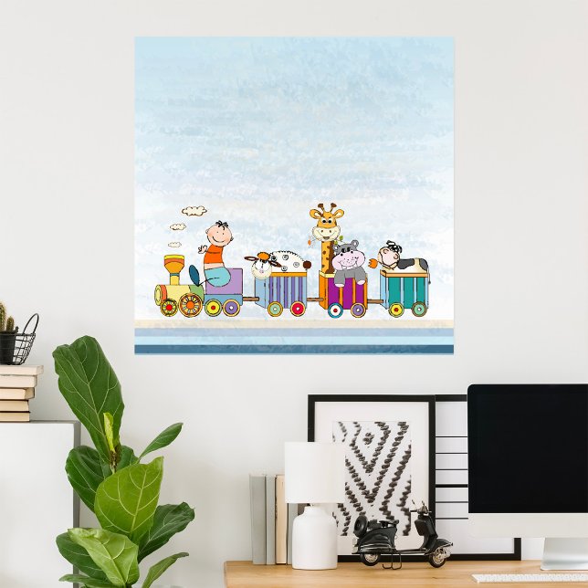 Animal Train Poster (Creator Uploaded)