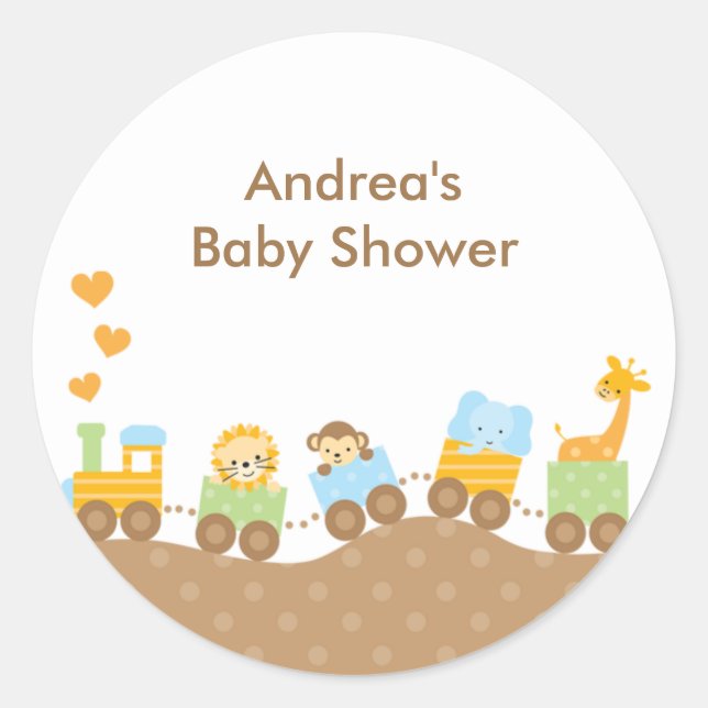 Animal Train Stickers (Front)