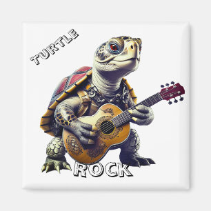 Animal Turtle Cartoon Caricature Magnet