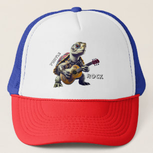 Animal Turtle Cartoon Caricature Trucker Hat