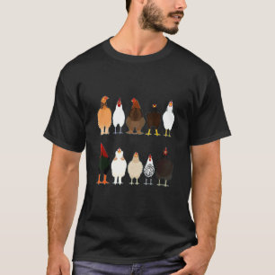Animal Types Of Sharks Chicken Women T-Shirt