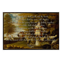 Animal verse poster - Isaiah 11:6-8