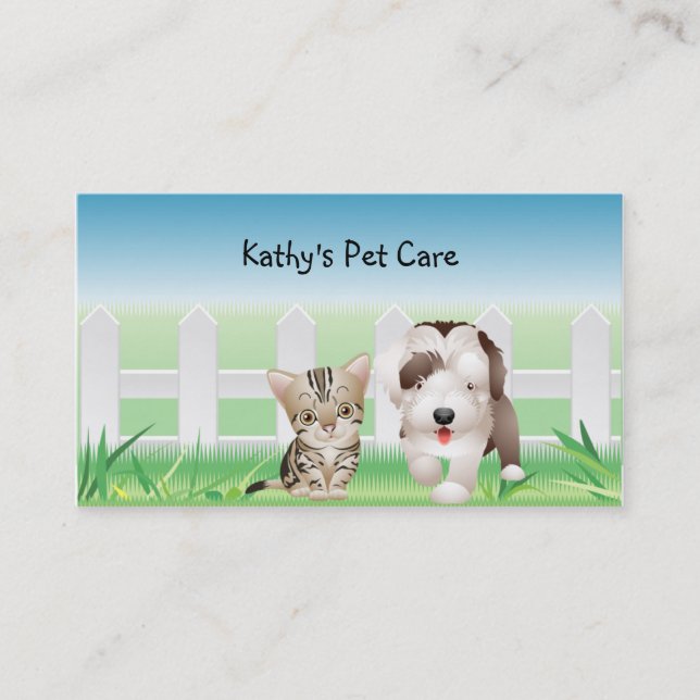 Animal Veterinarian Business Card (Front)