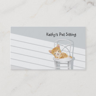 Animal Veterinarian Cat Business Card