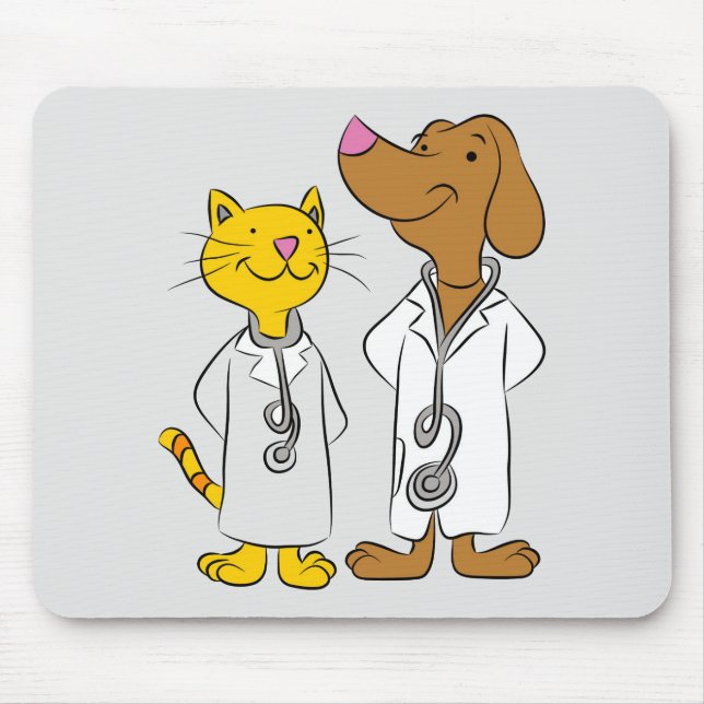 Animal Veterinarians Mouse Mat (Front)