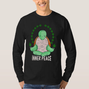 Animal Weed Smoking Turtle & Weeds T-Shirt