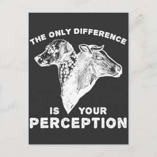 Animal Welfare Perception Animal Rights Activists Postcard