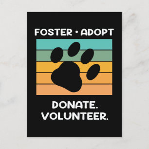 Animal Welfare Volunteer Postcard