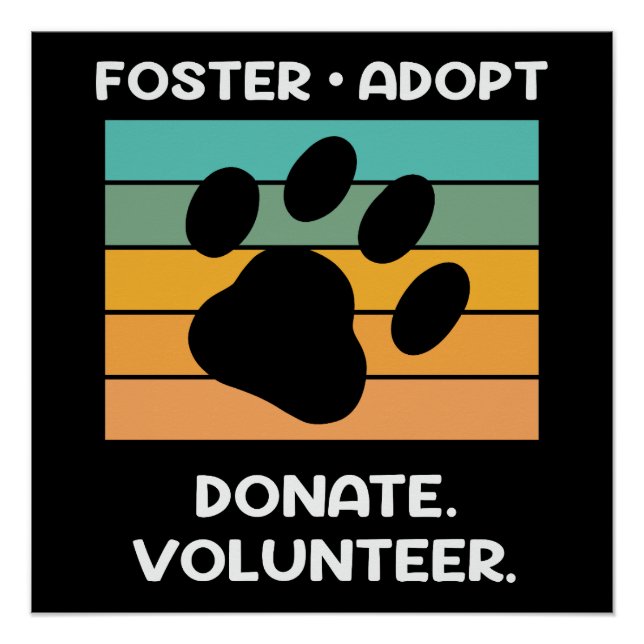 Animal Welfare Volunteer Poster (Front)