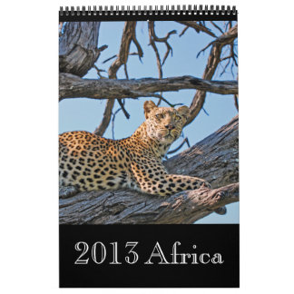Animal wild Africa 2013 (ANY YEAR) Calendar