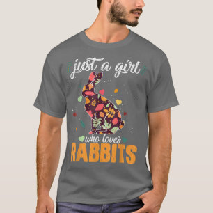 Animal wild Forest Just Girl Who Loves Rabbits Aut T-Shirt