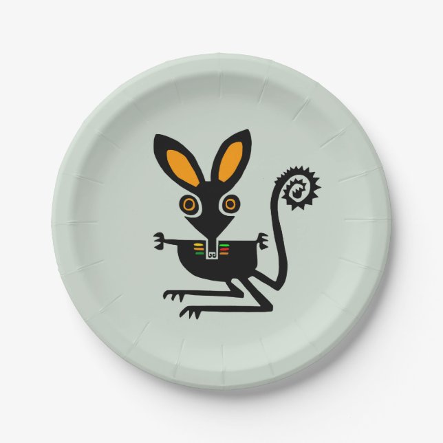 Animal Wildlife - Cute BILBY- Animal lover - Paper Plate (Front)