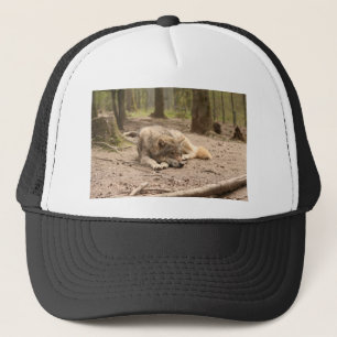 Animal Wolf Peace Love Wild Country Nature Trucker Hat