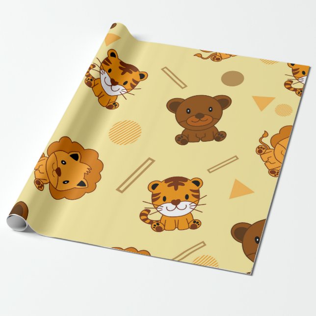 Animal Wrapping Paper (Unrolled)