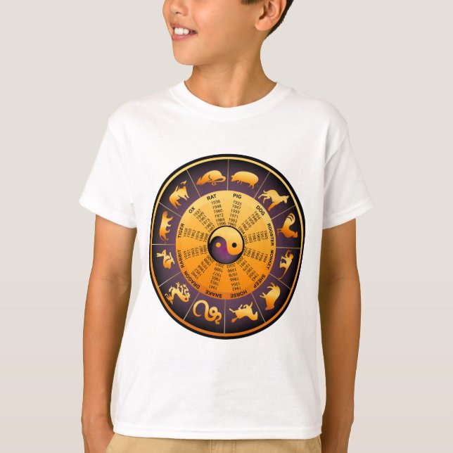 Animal Yin Yang T-Shirt (Front)