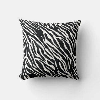 Animal zebra stripe seamless pattern design cushion