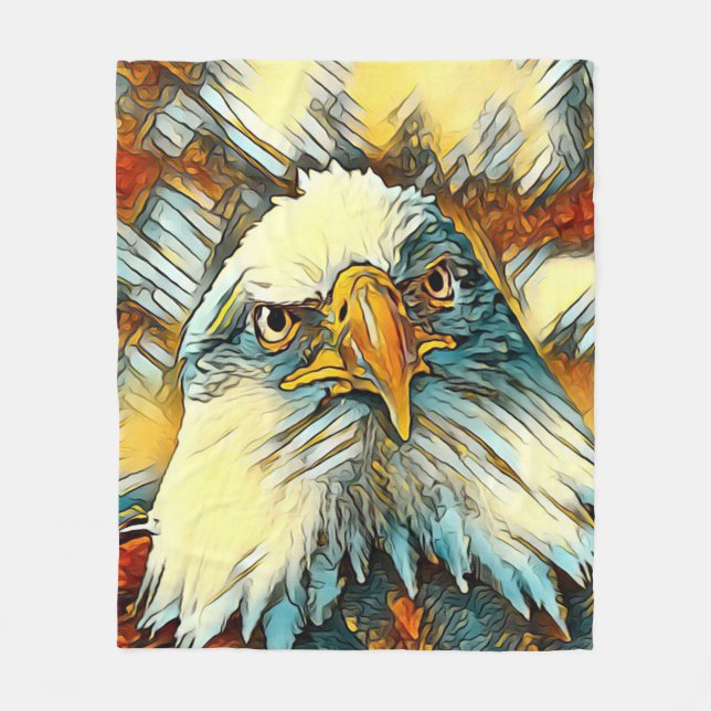 AnimalArt_Bird_004 Fleece Blanket (Front)