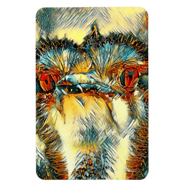 AnimalArt_Bird_008 Magnet (Vertical)