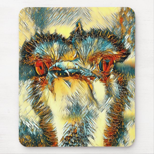 AnimalArt_Bird_008 Mouse Mat (Front)