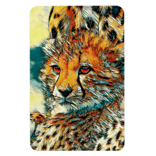 AnimalArt_Cheetah_014 Magnet