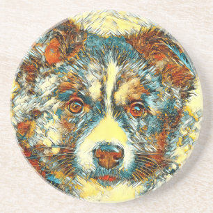 AnimalArt_Dog_006 Coaster