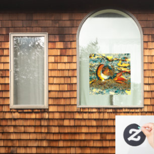 AnimalArt_GuineaPig_001 Window Cling