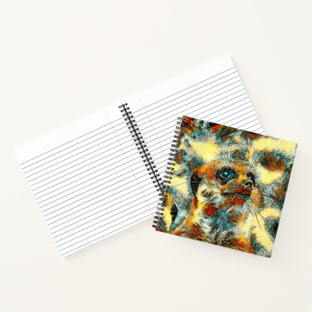 AnimalArt_Meerkat_002 Notebook (Inside)