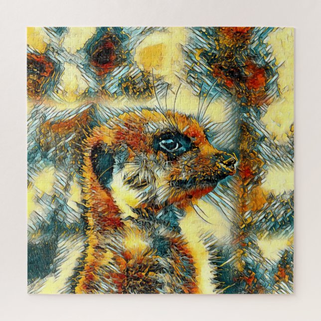 AnimalArt_Meerkat_004 Jigsaw Puzzle (Vertical)