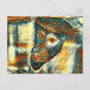 AnimalArt_Monkey_002 Postcard