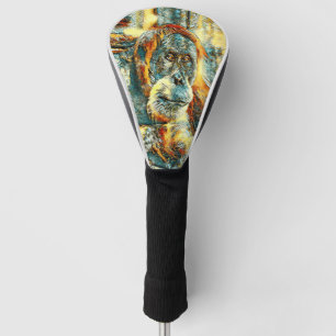 AnimalArt_OrangUtan_018 Golf Head Cover