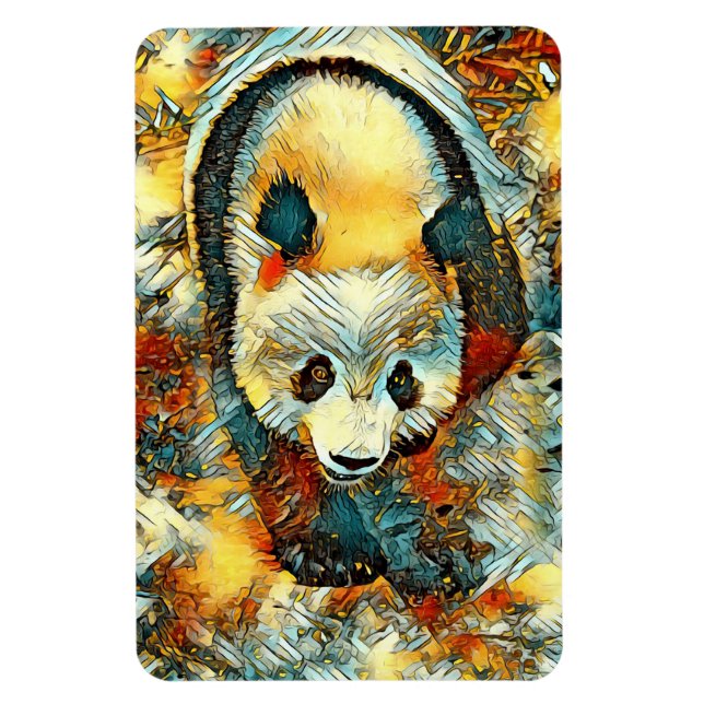 AnimalArt_Panda_006 Magnet (Vertical)