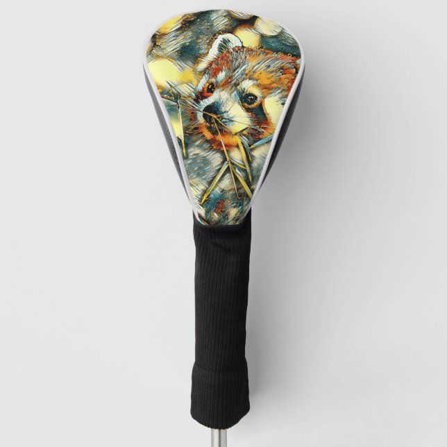 AnimalArt_RedPanda_001 Golf Head Cover (Front)