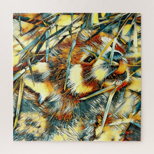AnimalArt_RedPanda_003 Jigsaw Puzzle (Vertical)