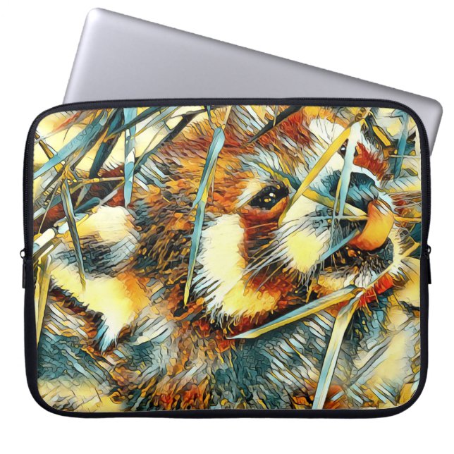 AnimalArt_RedPanda_003 Laptop Sleeve (Front)