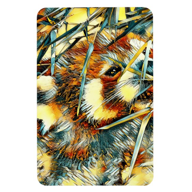 AnimalArt_RedPanda_003 Magnet (Vertical)