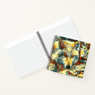AnimalArt_Wolf_003 Notebook