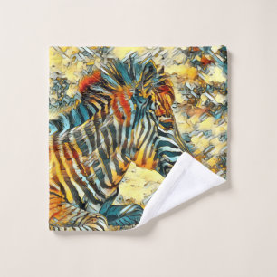 AnimalArt_Zebra_001 Wash Cloth