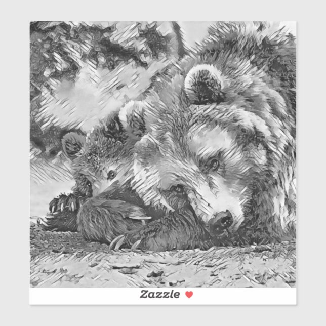 AnimalArtBW_Bear_002 (Sheet)