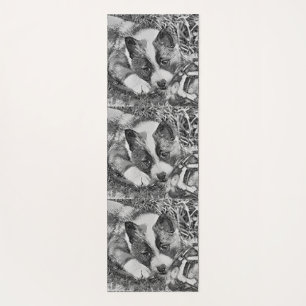 AnimalArtBW_Dog_012 Yoga Mat