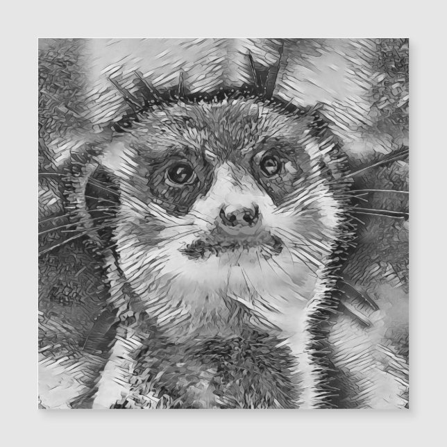 AnimalArtBW_Meerkat_008 (Front)