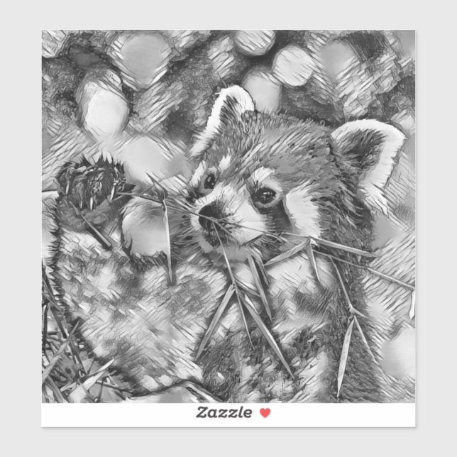 AnimalArtBW_RedPanda_001 (Sheet)